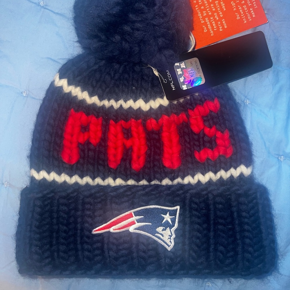 STIK Sh*t that I Knit Patriots NFL Hat beanie